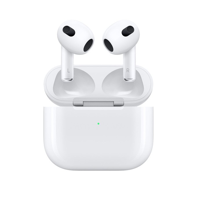 Apple AirPods 3. gen. bezdrátová sluchátka, biała