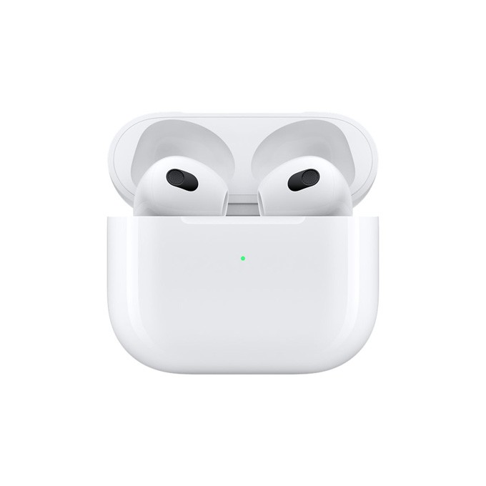 Apple AirPods 3. gen. bezdrátová sluchátka, biała
