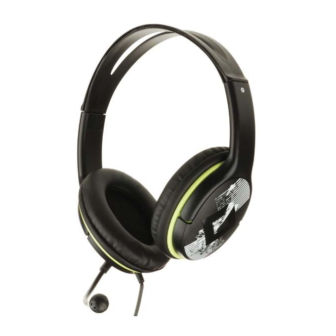 Genius HS-400A, słuchawki z mikrofonem, przewodowaczarna, 2x 3.5 mm jack