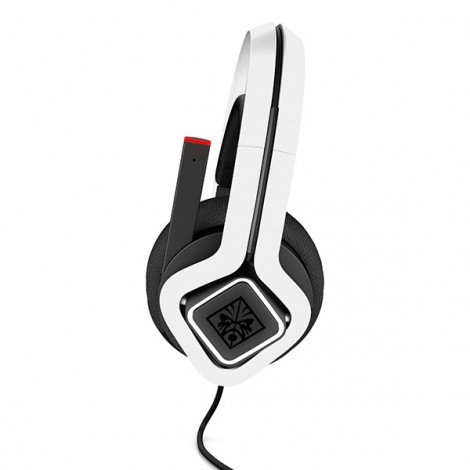 HP Mindframe Prime OMEN, słuchawki z mikrofonem, przewodowabiała, 7.1 (virtual), technologia pasywnego chłodzenia, do 