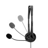HP G2, słuchawki z mikrofonem, przewodowaczarna, klasyczna typ USB