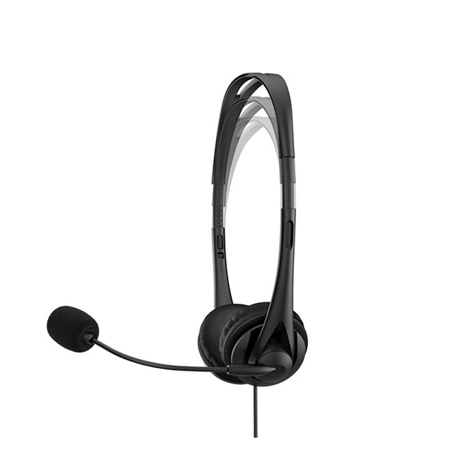 HP G2, słuchawki z mikrofonem, przewodowaczarna, klasyczna typ USB