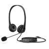 HP G2, słuchawki z mikrofonem, przewodowaczarna, klasyczna typ USB