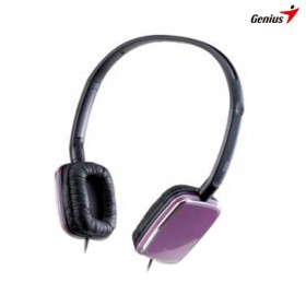 Genius GHP-420S, słuchawki, przewodowafioletowy, 3.5 mm jack