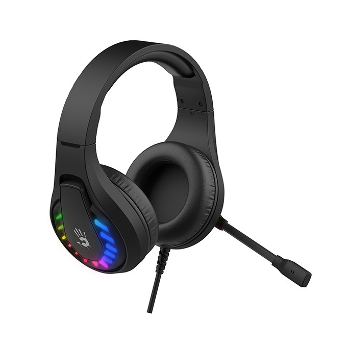 A4Tech Bloody G230P, słuchawki z mikrofonem, przewodowaczarna, słuchawki, 3.5 mm jack + USB