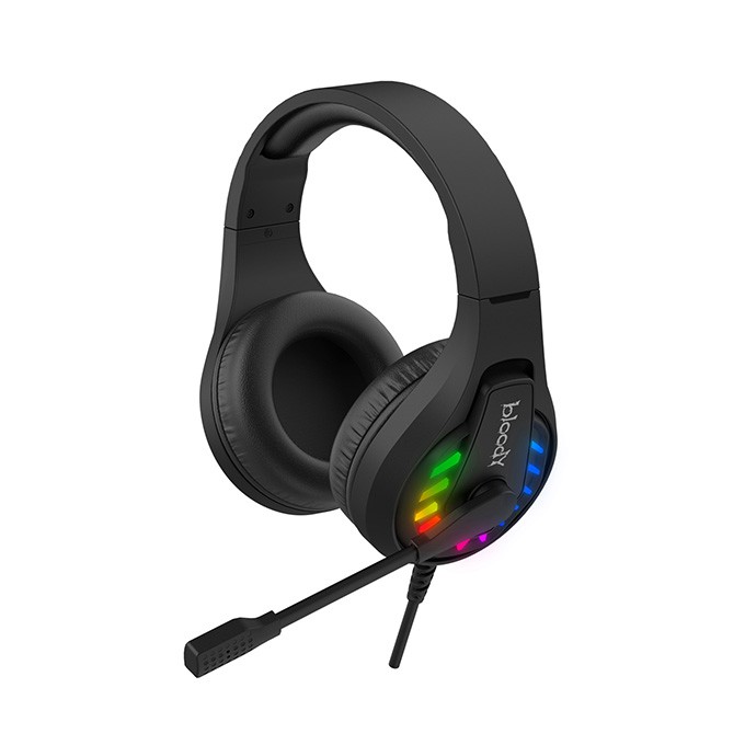 A4Tech Bloody G230, słuchawki z mikrofonem, przewodowaczarna, słuchawki, USB