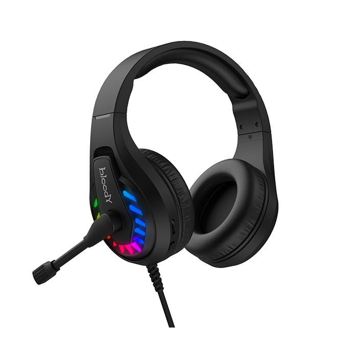 A4Tech Bloody G230, słuchawki z mikrofonem, przewodowaczarna, słuchawki, USB