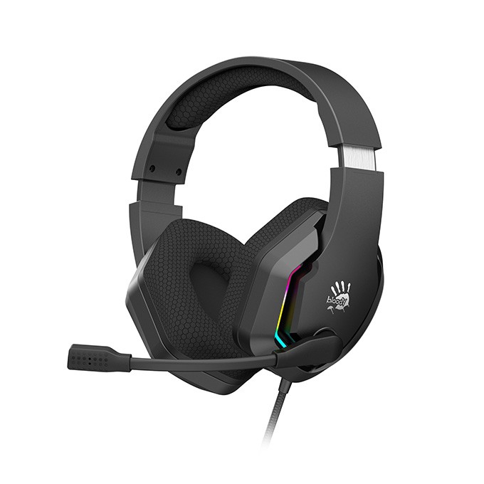 A4Tech Bloody G260P, słuchawki z mikrofonem, przewodowaczarna, słuchawki, 3.5 mm jack + USB