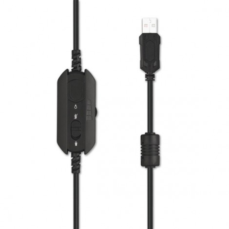 Defender Cosmo Pro RGB, Gaming Headset, słuchawki z mikrofonem, przewodowaczarna, 7.1 (virtual), 50 mm przetworniki typ Defender Cosmo Pro RGB, Gaming Headset, słuchawki z mikrofonem, przewodowaczarna, 7.1 (virtual), 50 mm przetworniki typ