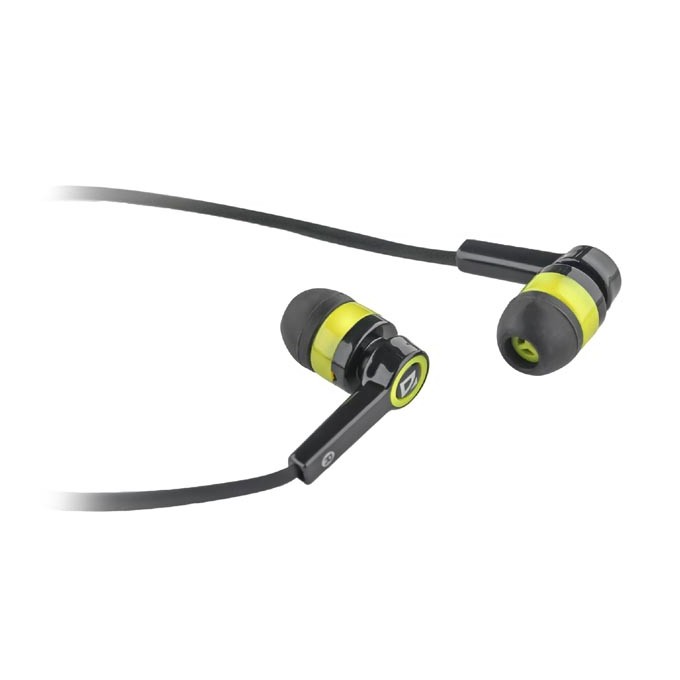 Defender Pulse 420, słuchawki z mikrofonem, przewodowaczarno-zółte, douszne, 3.5 mm jack