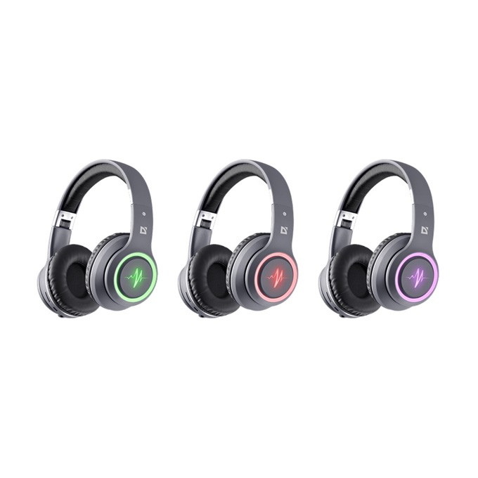 Defender FreeMotion B571, słuchawki z mikrofonem, bezprzewodowaszara, 2.0, 40 mm przetworniki typ micro-USB