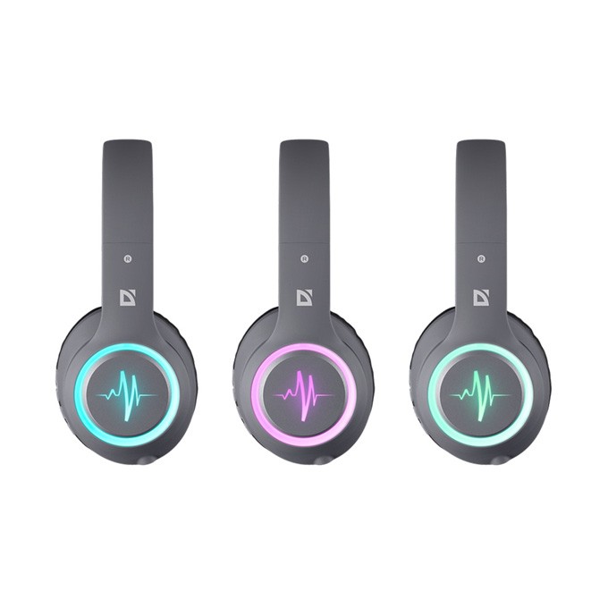 Defender FreeMotion B571, słuchawki z mikrofonem, bezprzewodowaszara, 2.0, 40 mm przetworniki typ micro-USB