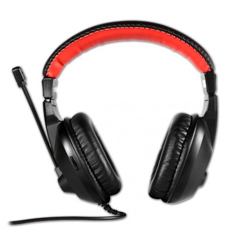 E-blue Conqueror I., słuchawki z mikrofonem, przewodowaczarna, 2x 3.5 mm jack