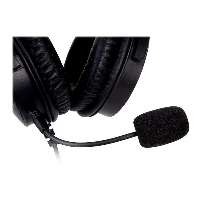 Surefire Harrier 360, słuchawki z odłączanym mikrofonem, przewodowaczarna, 7.1 surround sound (Virtual), USB