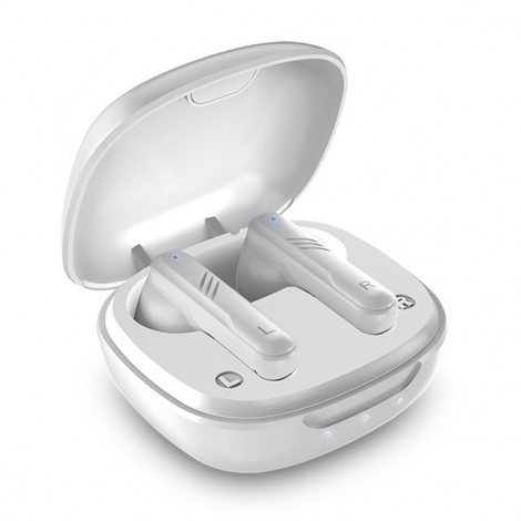 Genius HS-M905BT, mikrofon, bezprzewodowabiała, 2.0, etui z ładowarką, sport typ USB-C