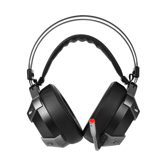 Marvo HG9015G, słuchawki z mikrofonem, przewodowaczarna, 7.1 (virtual), USB