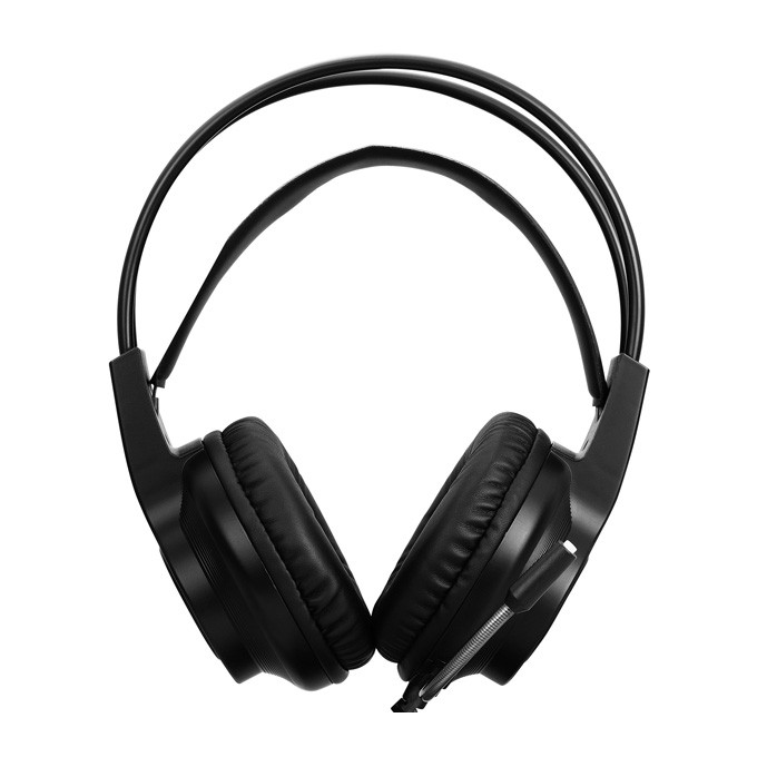 Marvo HG8935, słuchawki z mikrofonem, przewodowaczarna, podświetlona, USB