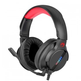 Marvo HG9065, słuchawki z mikrofonem, przewodowaczarna, 7.1 (virtual), do gry