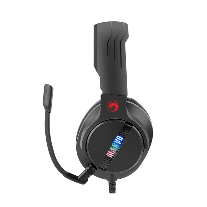 Marvo HG9065, słuchawki z mikrofonem, przewodowaczarna, 7.1 (virtual), do gry