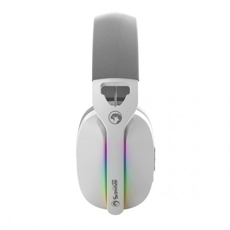 Marvo Pulz 70W, słuchawki, biała, Tri-mode