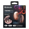 Defender Twins 910, słuchawki z mikrofonem, bezprzewodowapomarańczowa, douszne, BT 5.1, TWS, etui ładujące typ 