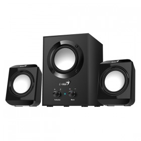 Genius głośniki SW-2.1 300, 2.1, 10W, czarne, regulacja głośności, regulacja basu, 3,5 mm jack, 40Hz~20kHz, EOL
