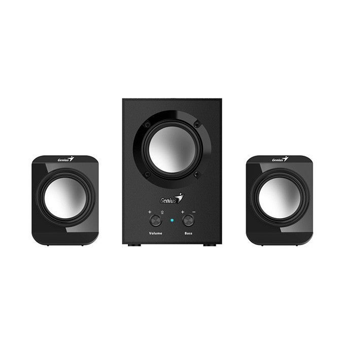 Genius głośniki SW-2.1 300, 2.1, 10W, czarne, regulacja głośności, regulacja basu, 3,5 mm jack, 40Hz~20kHz, EOL