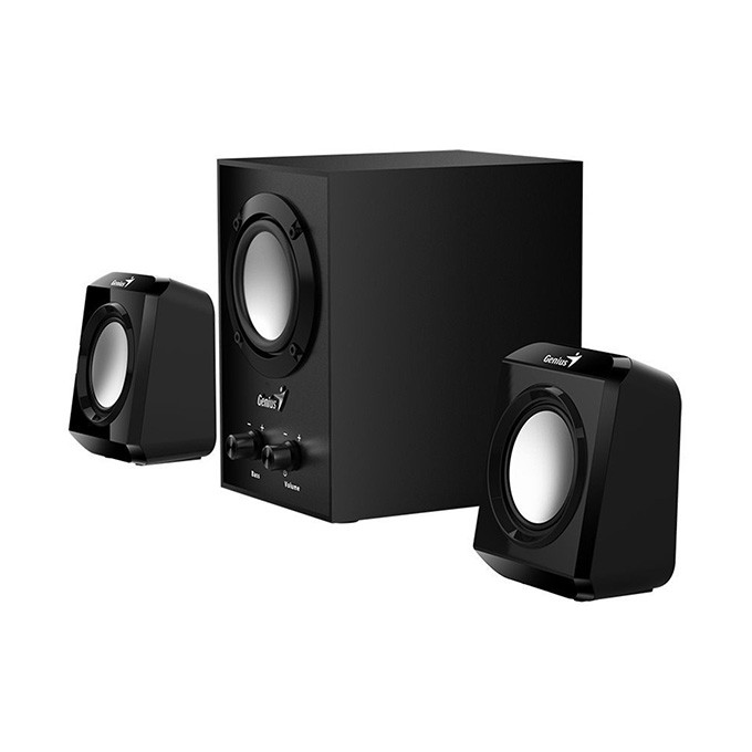 Genius głośniki SW-2.1 300, 2.1, 10W, czarne, regulacja głośności, regulacja basu, 3,5 mm jack, 40Hz~20kHz, EOL