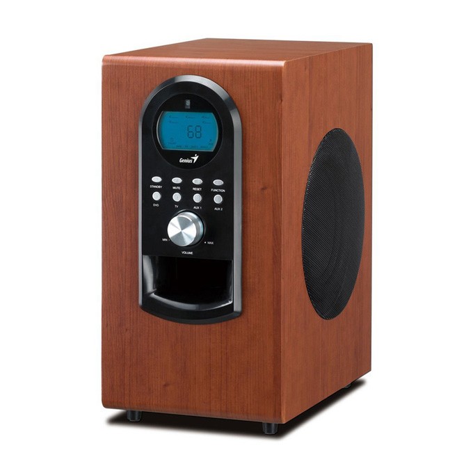 Genius głośniki SW-HF 5.1 6000 v2, 5.1, 200W, brązowo-czarny, zdalne sterowanie, kino domowe, 3,5 mm jack, 40Hz~20kHz