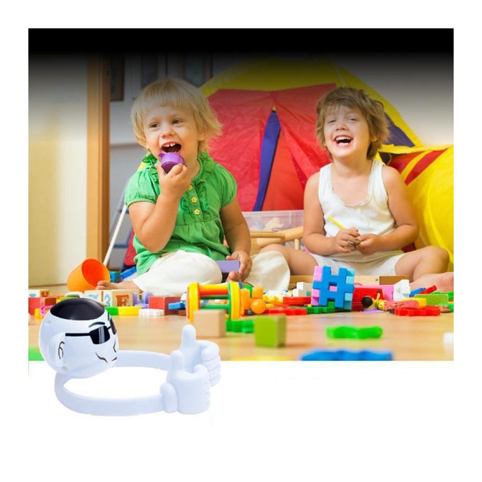 Promate Głośnik bluetooth Ape, Li-Ion, 1.0, 3W, biały, , dla dzieci, uchwyt na telefon, EOL