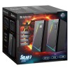 Defender głośniki Solar 3, 2.0, 10W, czarne, regulacja głośności, Bluetooth, podświetlenie, 160Hz~20kHz