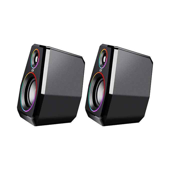 Defender głośniki Solar 10, 2.0, 10W, czarne, Bluetooth 5.3/AUX