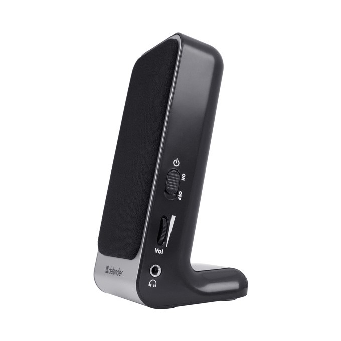 Defender głośniki SPK-225, 2.0, 4W, szary, regulacja głośności, głośniki ekranowany magnetycznie, port jack 