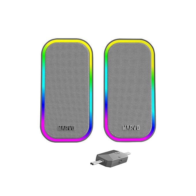 Marvo głośniki HAVOC 20GY, 6W, szary, podświetlane