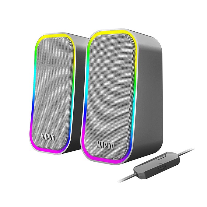 Marvo głośniki HAVOC 20GY, 6W, szary, podświetlane
