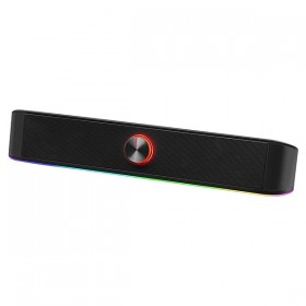 Defender Soundbar Z10, 2.0, 6W, czarny, Podświetlenie LED
