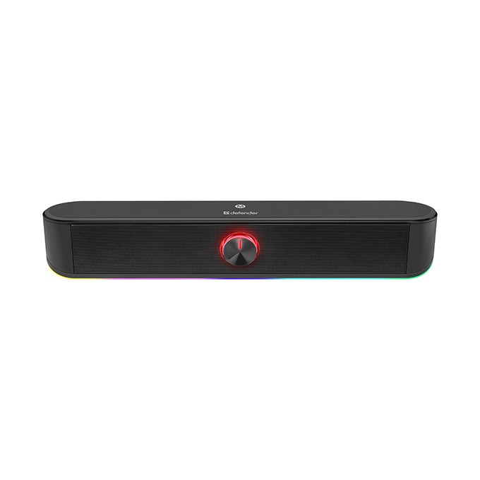 Defender Soundbar Z10, 2.0, 6W, czarny, Podświetlenie LED