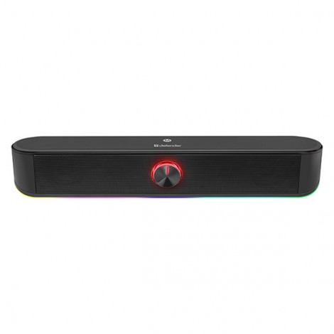 Defender Soundbar Z10, 2.0, 6W, czarny, Podświetlenie LED