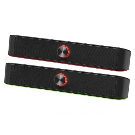 Defender Soundbar Z10, 2.0, 6W, czarny, Podświetlenie LED