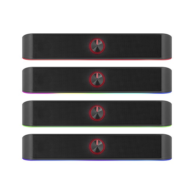 Defender Soundbar Z10, 2.0, 6W, czarny, Podświetlenie LED