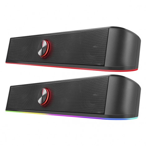 Defender Soundbar Z10, 2.0, 6W, czarny, Podświetlenie LED