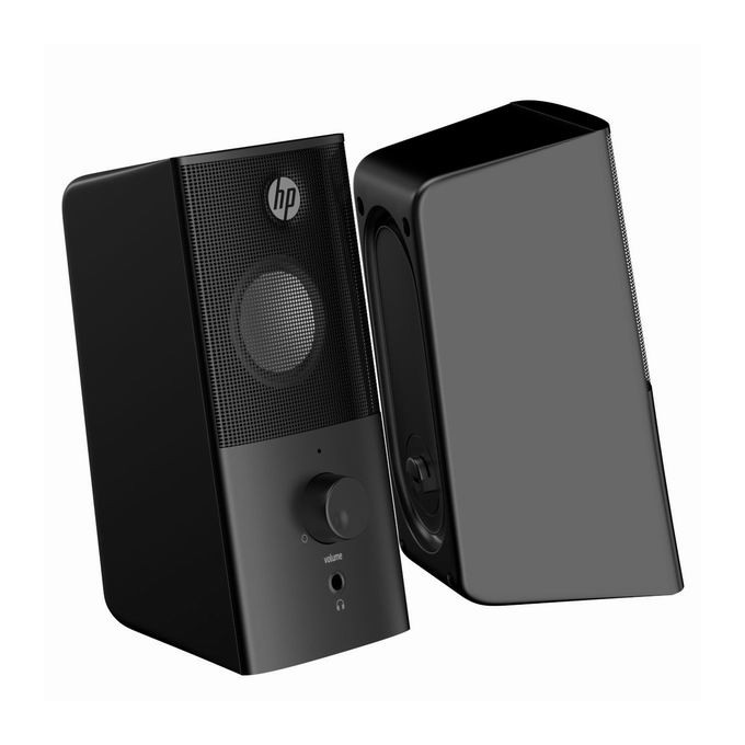 HP głośniki DHS-2101, 2.0, 12W, czarny, regulacja głośności, stołowy, 3,5 mm jack (USB)