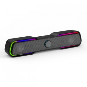 HP Soundbar DHE-6002, 2.0, 6W, czarny, podświetlenie