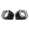 HP głośniki DHS-2111, 2.0, 6W, czarne, regulacja głośności, plastikowe