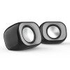 HP głośniki DHS-2111, 2.0, 6W, czarne, regulacja głośności, plastikowe