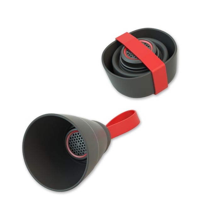 YZSY Głośnik bluetooth SALI, 1.0, 3W, czarny, regulacja głośności, składany, wodoodporny