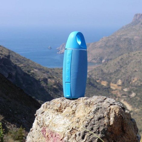 YZSY Głośnik bluetooth FLABO, 2x5W, niebieski, regulacja głośności, EOL