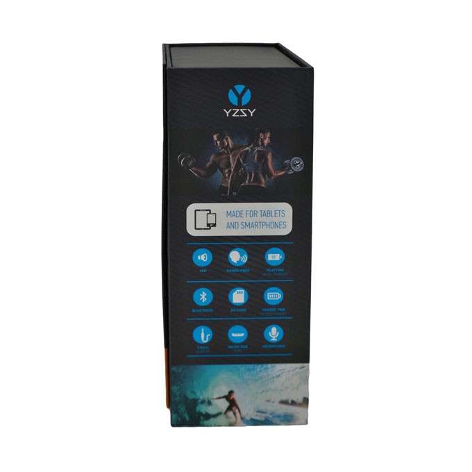 YZSY Głośnik bluetooth FLABO, 2x5W, niebieski, regulacja głośności, EOL