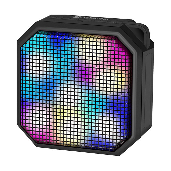 Defender głośnik G16, Li-Ion, 1.0, 5W, czarny, regulacja głośności, podświetlenie LED, BT 5.0, TWS, 50Hz~20kHz, 