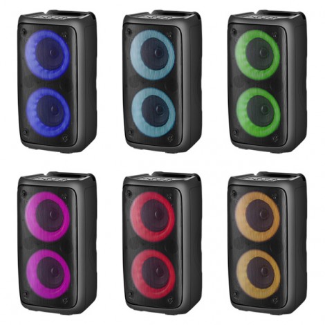 Defender głośnik BOOMER 20, Li-Ion, 2.0, 20W, czarny, regulacja głośności, podświetlenie LED, BT 5.0, TWS, Defender głośnik BOOMER 20, Li-Ion, 2.0, 20W, czarny, regulacja głośności, podświetlenie LED, BT 5.0, TWS,